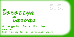 dorottya darvas business card